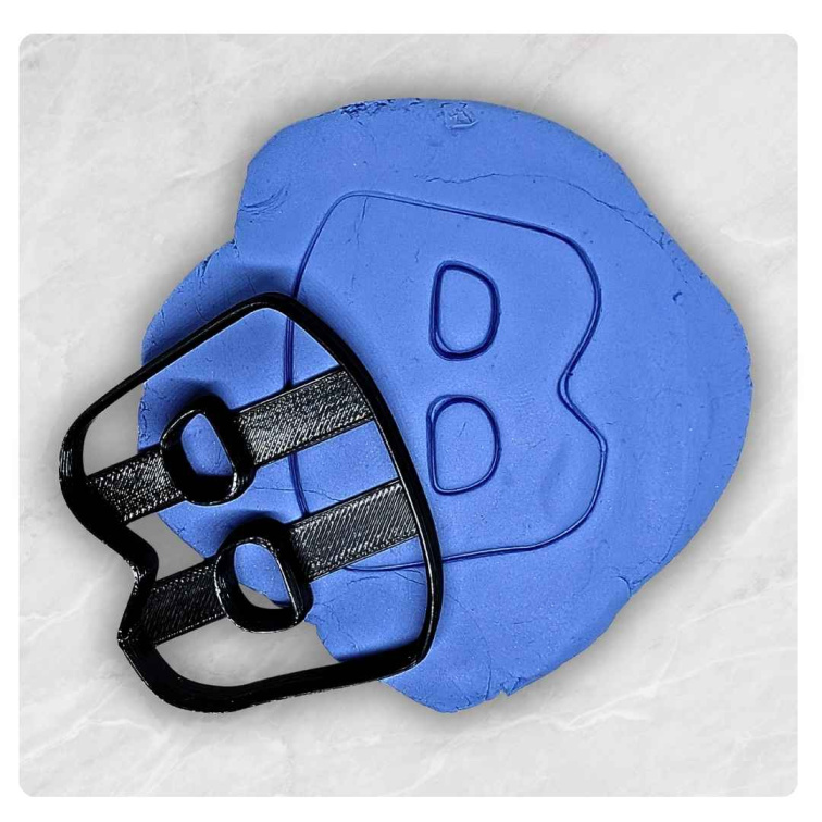 B písmenko vykrajovátko