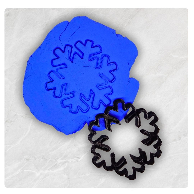 Sněhová vločka vykrajovátko