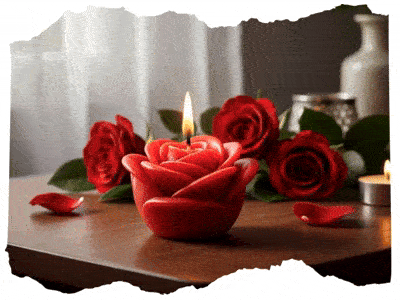 Růže svíčka