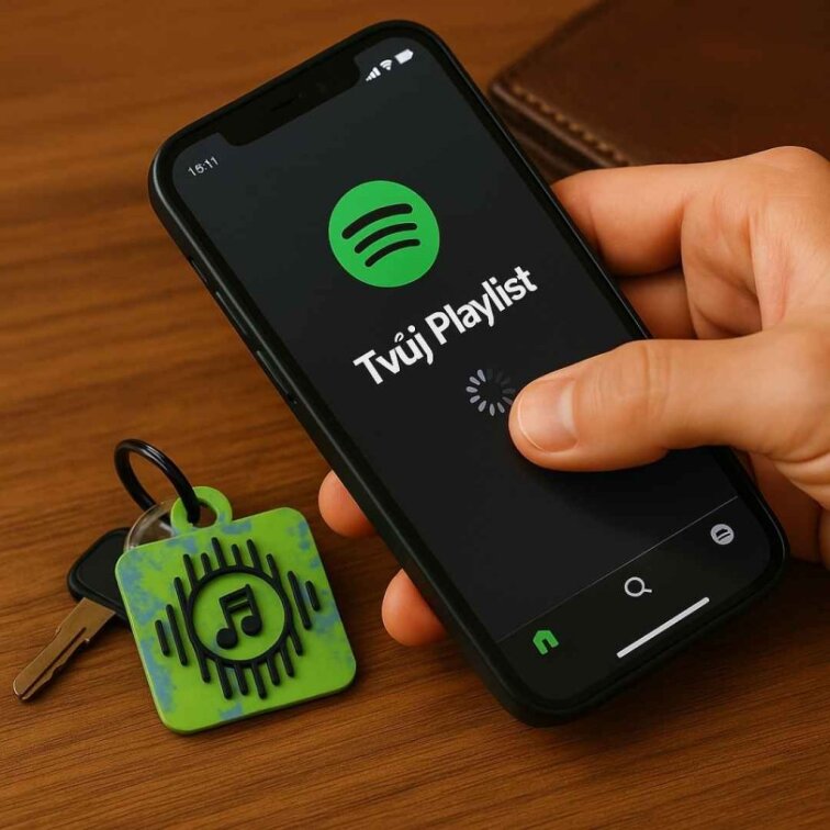 NFC Přívěsek s vlastním hudbou