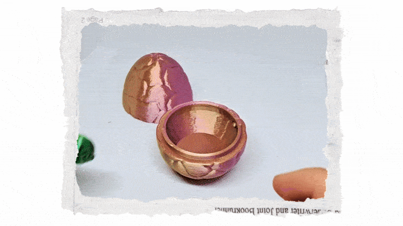 3D Dinosauří vajíčko pro miniaturky