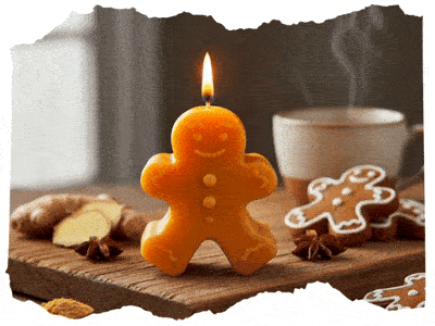 Pan Perníček svíčka