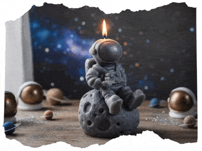 Astronaut svíčka