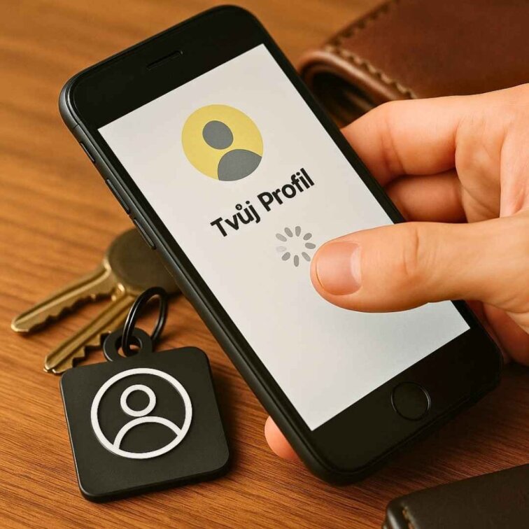 NFC Přívěsek s vlastním odkazem na sociální sítě