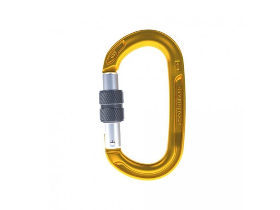 Singing Rock oválná karabina Oxy Šroubovací