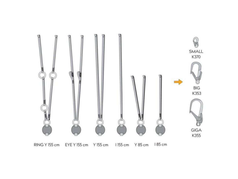 Singing Rock Reactor 140 Eye "Y" 155 cm