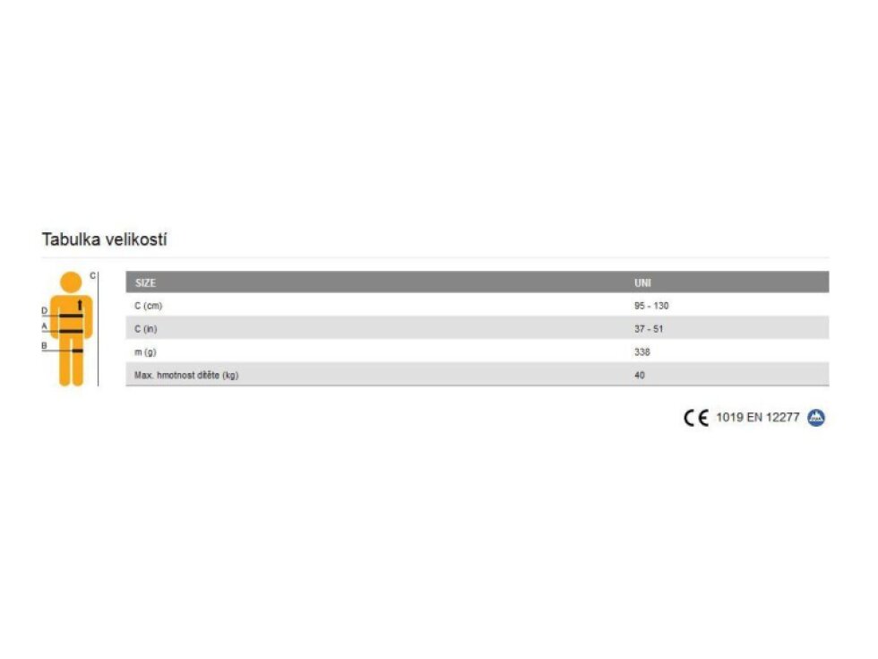 Singing Rock dětský úvazek ZAZA