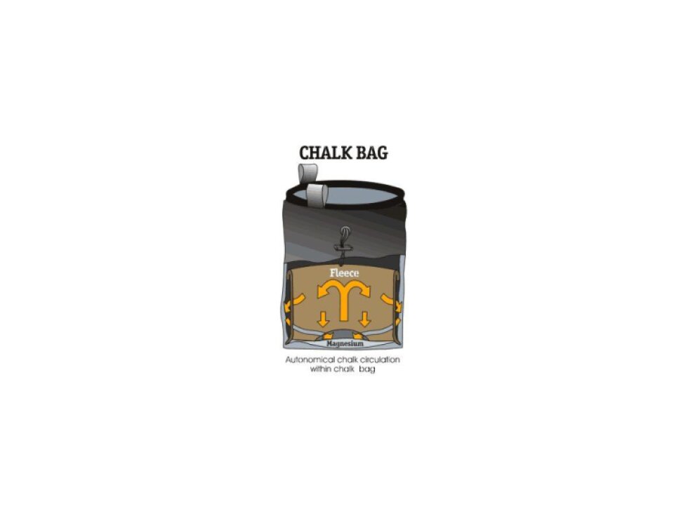 Singing Rock pytlík na magnezium CHALK BAG LARGE (logo)