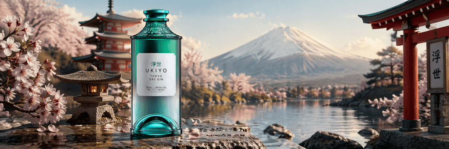 Japonský gin Ukiyo 0,7