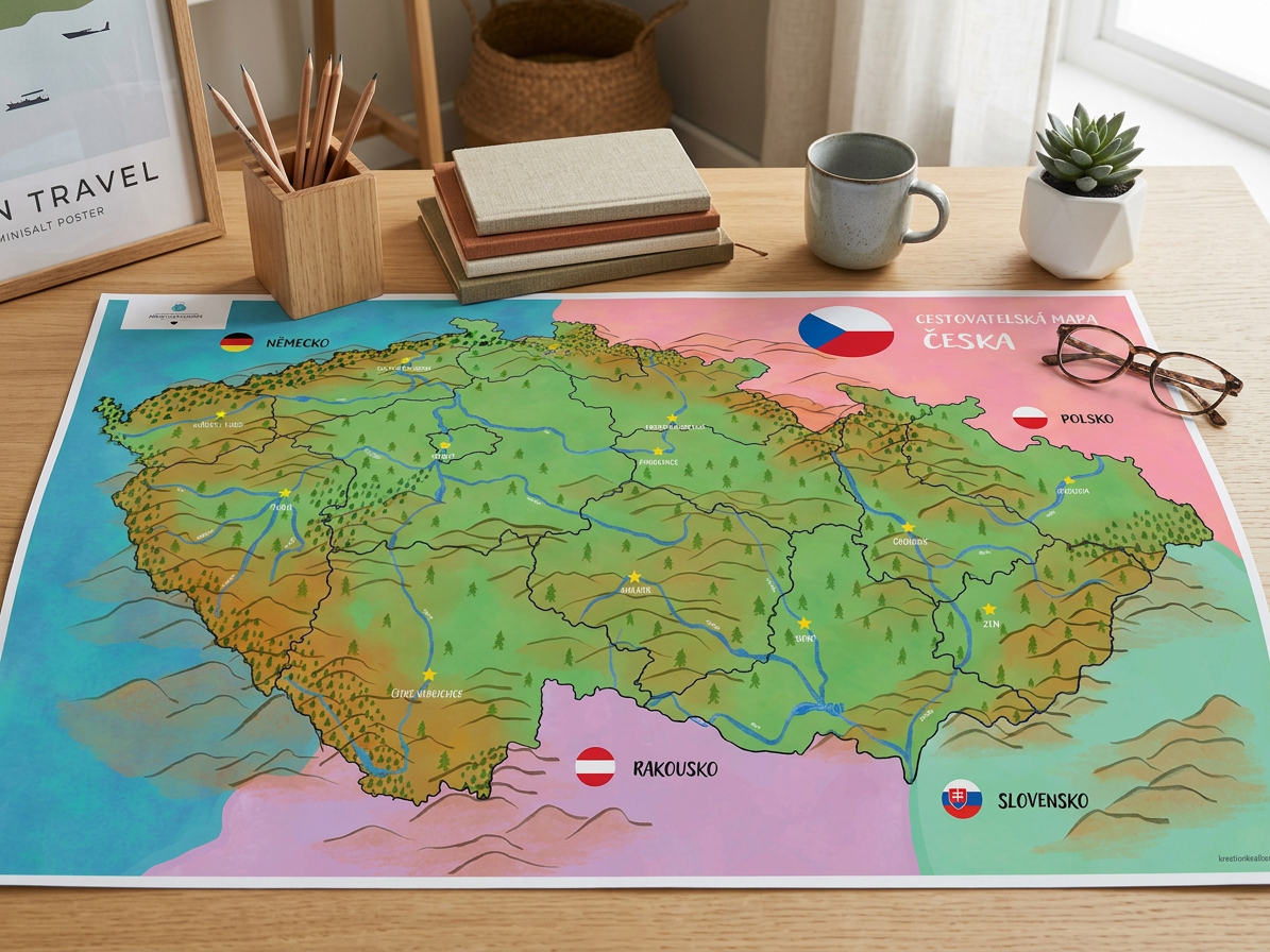 Mapa ke kalendáři 2026 a samolepkám