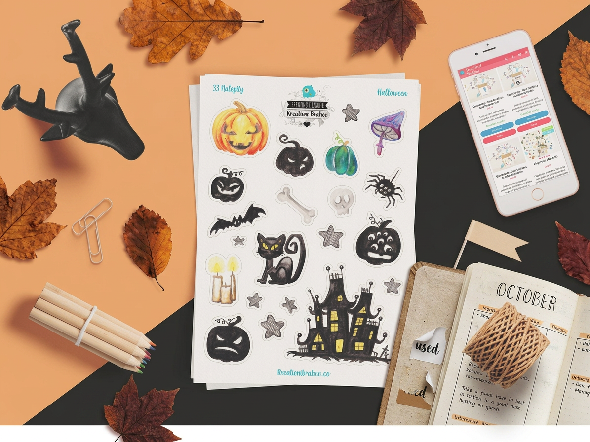 Samolepky - Halloween