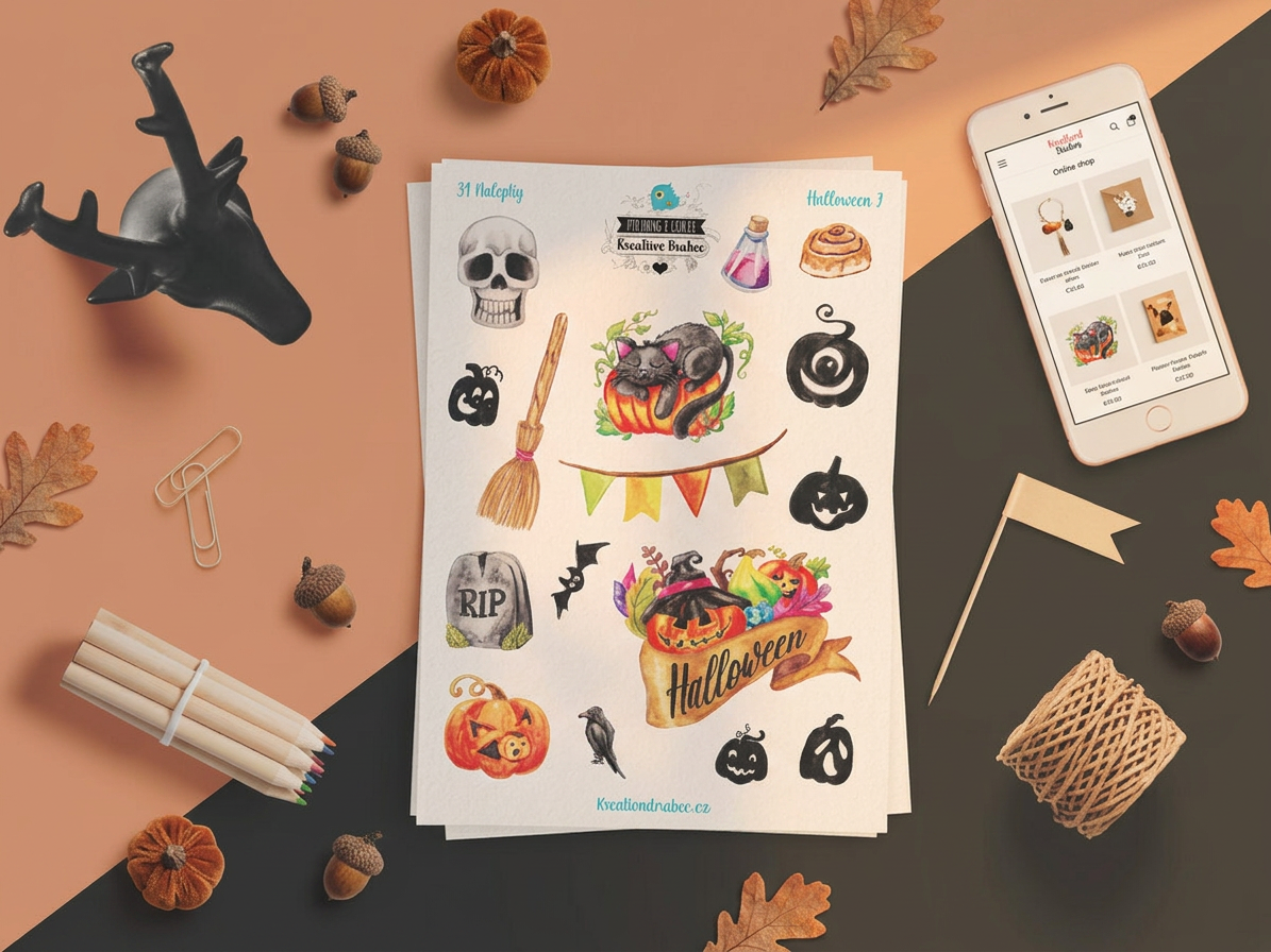 Samolepky - Halloween 2