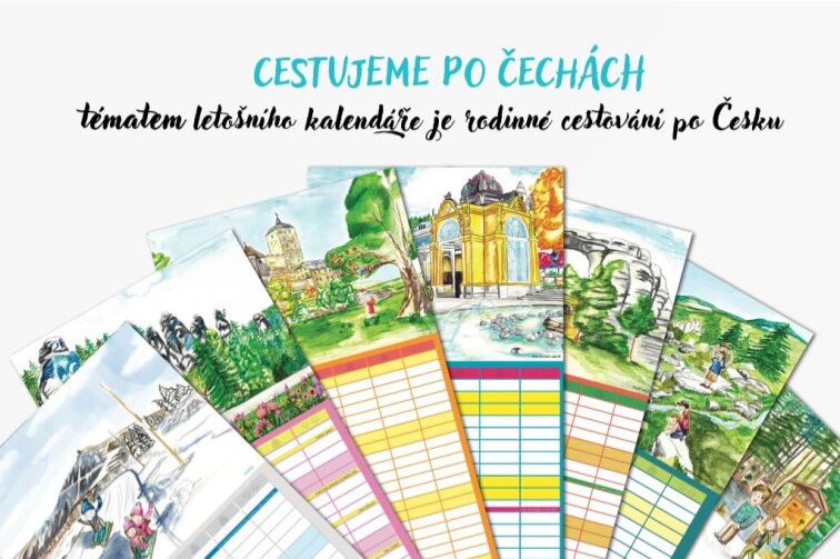 Rodinný plánovací kalendář 2024 velký nástěnný
