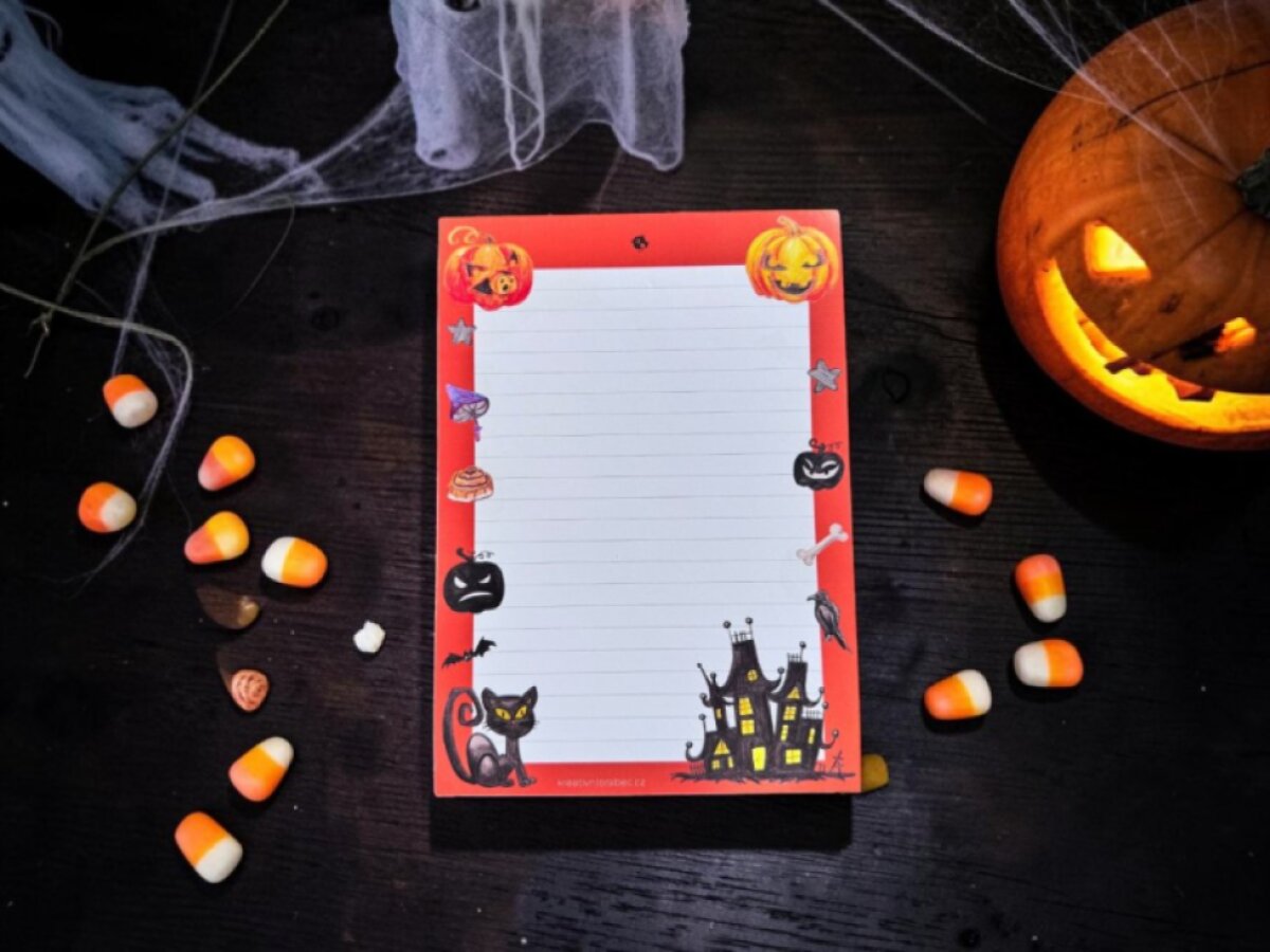 Trhací blok A5 - halloween