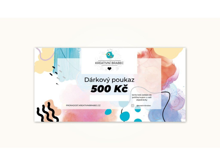 Dárkový poukaz: ať si vybere sám – Kreativní Brabec