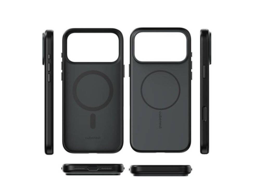 Cubenest Kryt pre iPhone 17 Pro Max - MagSafe, čierny