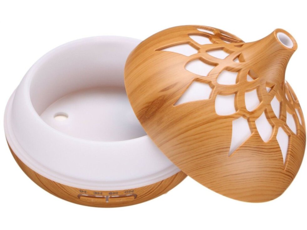 SIXTOL Aroma difuzér Palm 500ml - Svetlé drevo