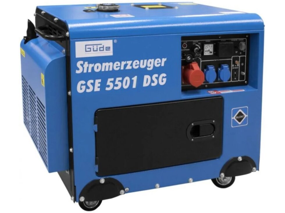 Güde GSE 5501 DSG Diesel Generátor, 4200 W, Mobilný