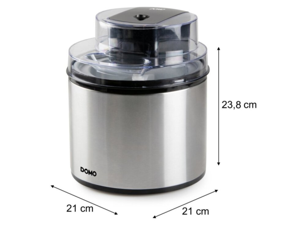 DOMO DO9302I GelaTwist Zmrzlinovač - 2L, 12W, Nerez