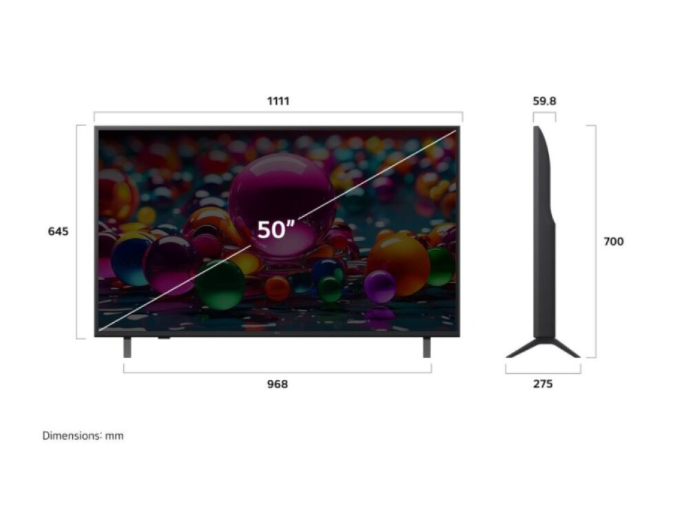 50" LG 50UA75006LA (2025)