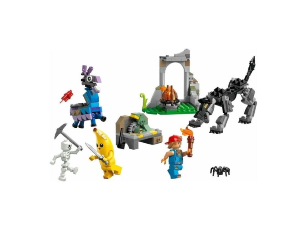 LEGO® Fortnite® Peely a Sparkplug a jejich tábořiště 77075