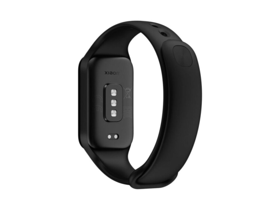 FIXED Silikónový remienok pre Xiaomi Smart Band 8 Active, čierny