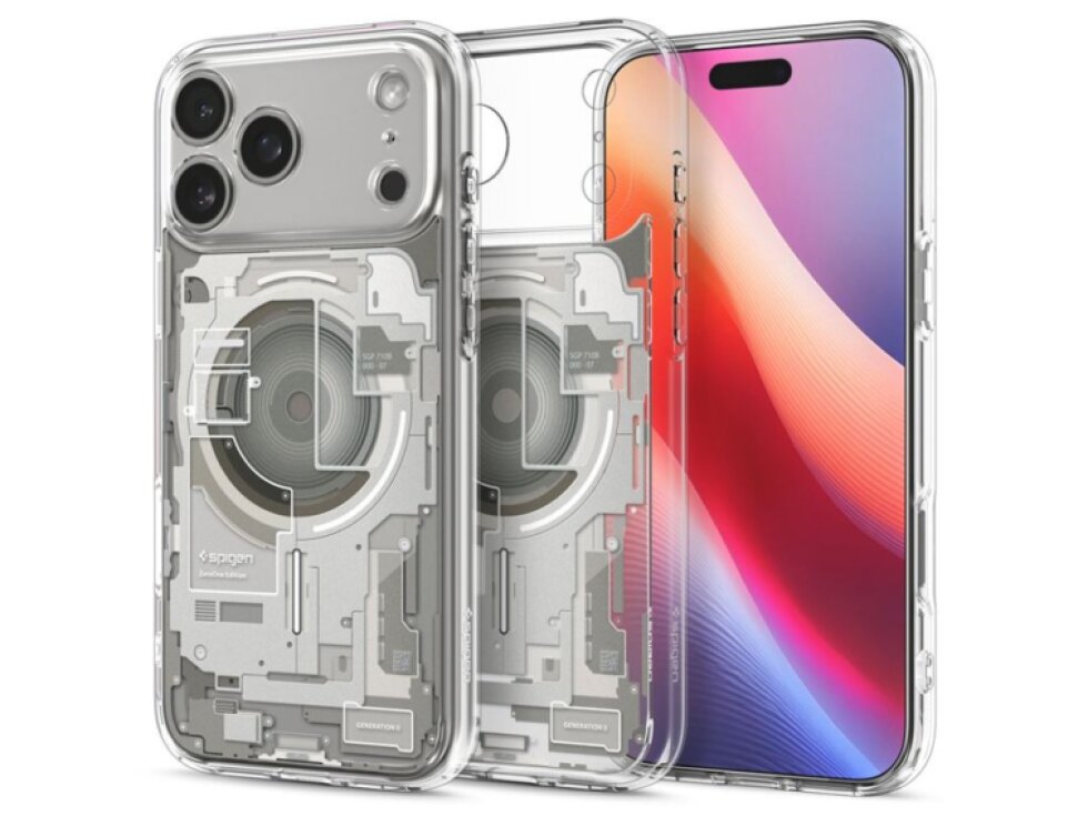 Spigen Ultra Hybrid MagSafe kryt - iPhone 17 Pro, prírodný titán