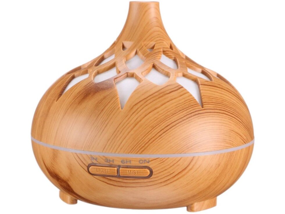 SIXTOL Aroma difuzér Palm 500ml - Svetlé drevo