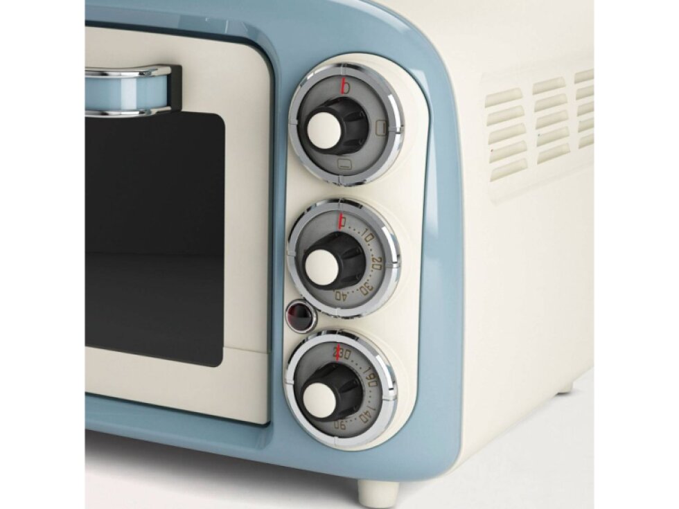 Ariete Vintage elektrická rúra 18L modrá – Retro štýl, vysoký výkon