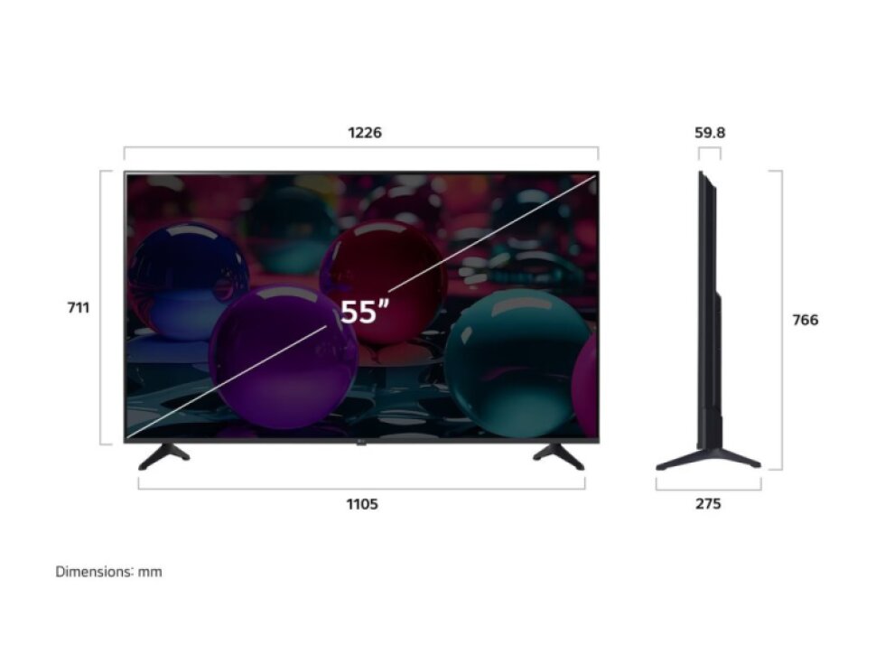 55" LG 55UA73006LA (2025)