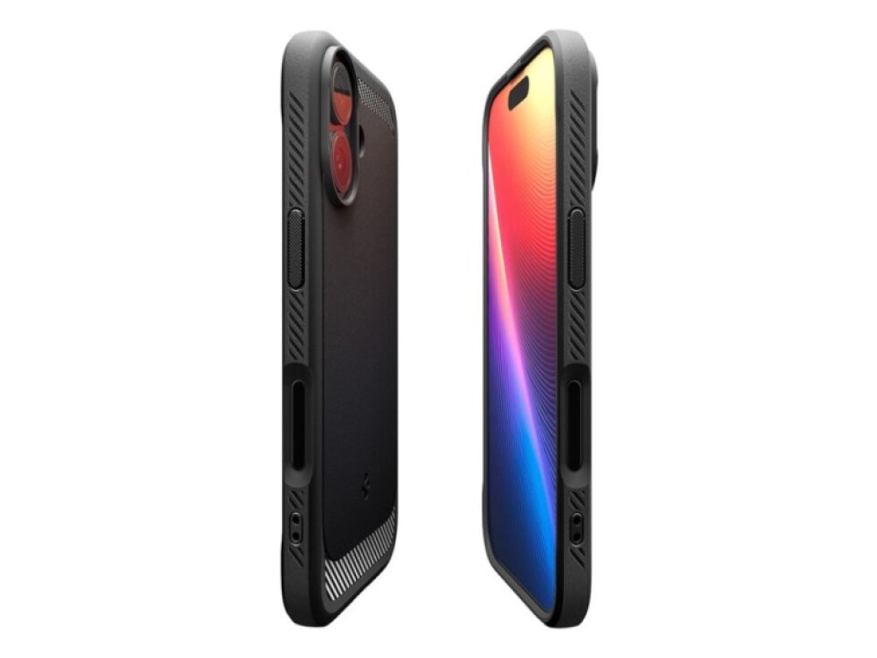 Spigen Rugged Armor MagSafe - iPhone 17, Čierna