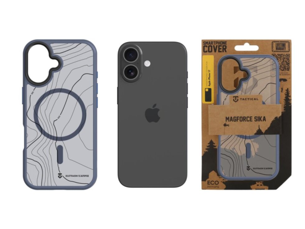 Taktický kryt MagForce Hyperstealth Sika pre iPhone 17 - Modrý