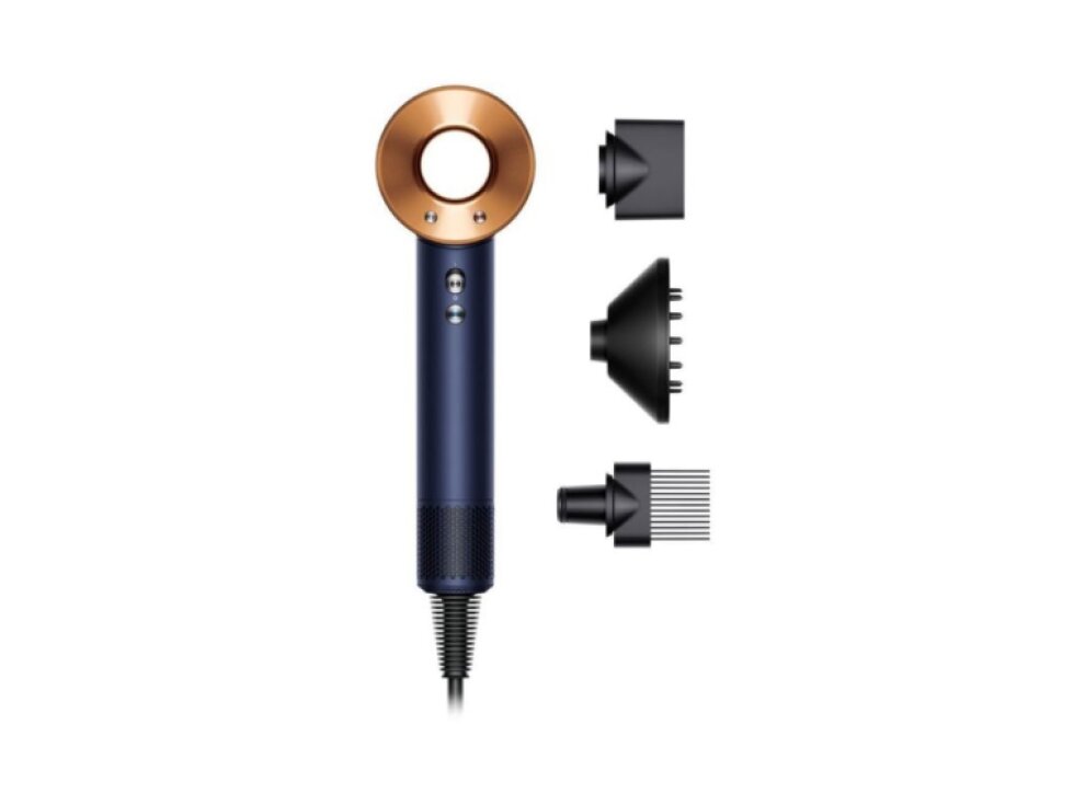 Dyson Supersonic HD07 - Pruská modrá/Medená, Rýchle Sušenie