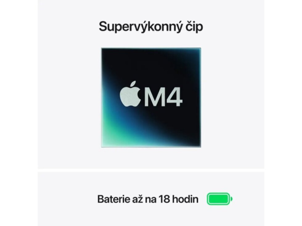 Apple MacBook Air 15" M4 16GB/256GB SSD, blankytně modrá, SK klávesnice