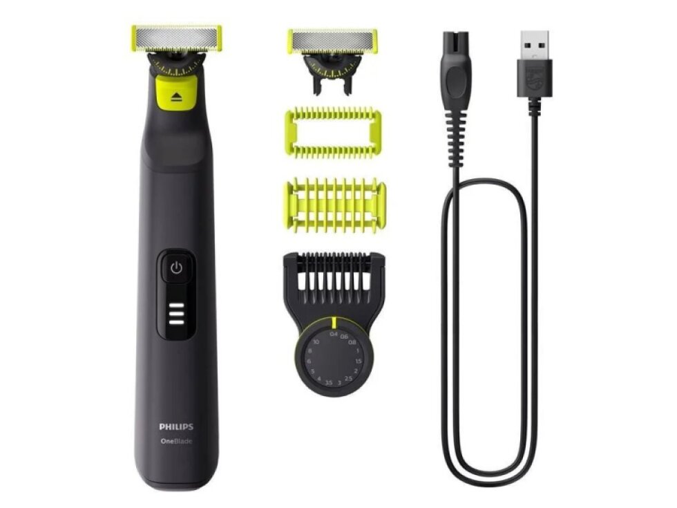 PHILIPS QP6542/15, čierna/zelená