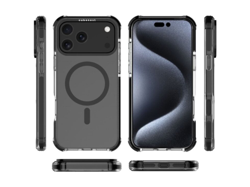 Cubenest Kryt pre iPhone 17 Pro Max - MagSafe, čierny