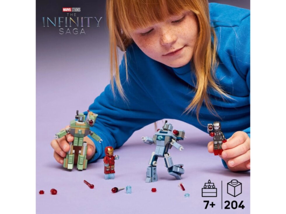 LEGO® | Marvel Iron Man a War Machine vs. Hammerovy Drony 76320