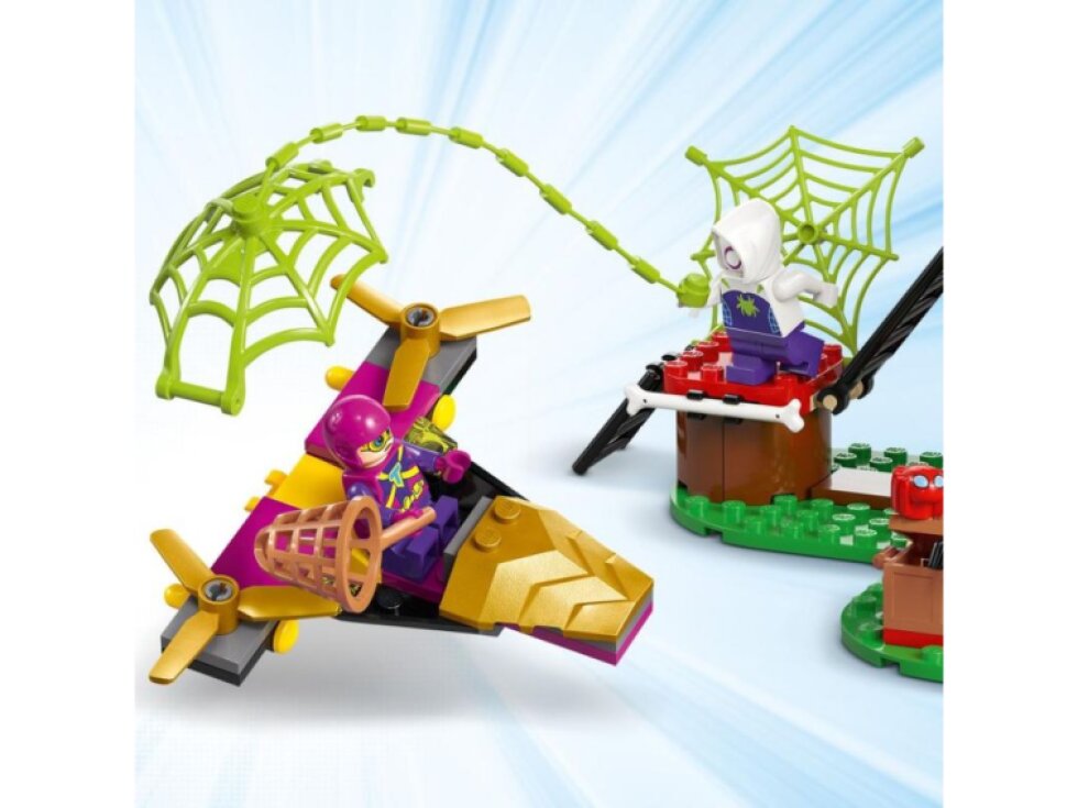 LEGO® Marvel Spidey a jeho úžasní přátelé Spidey, Gobby a raptoří bitva na základně na stromě 11200