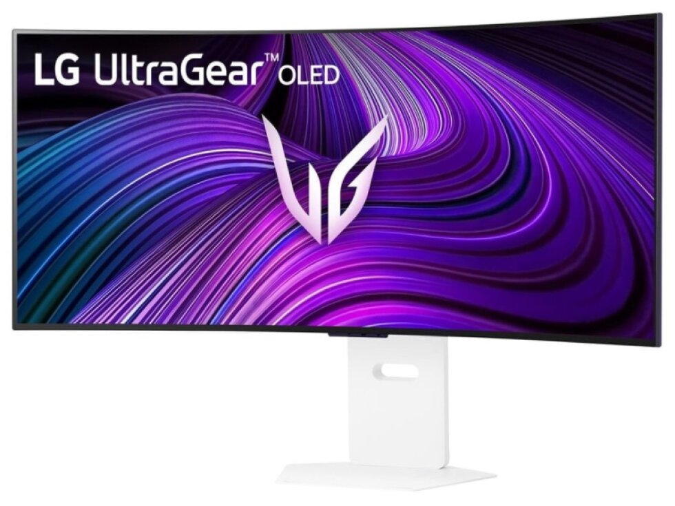 39" LG UltraGear 39GX90SA-W s webOS, prohnutý