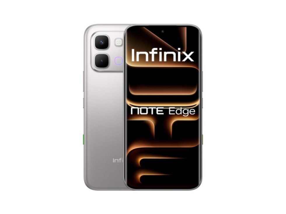 Infinix Note Edge 8+256GB Lunar Titanium - Výkonný AMOLED Smartfón