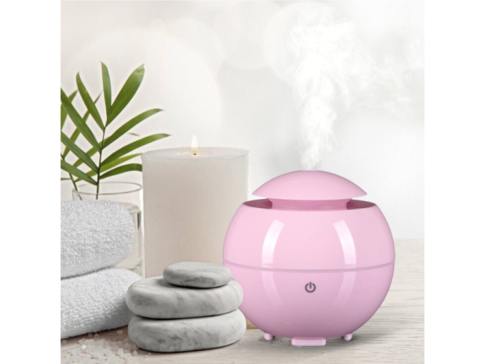 SIXTOL Aróma difuzér Globe Pink Gloss 150ml - Štýlový a Efektívny