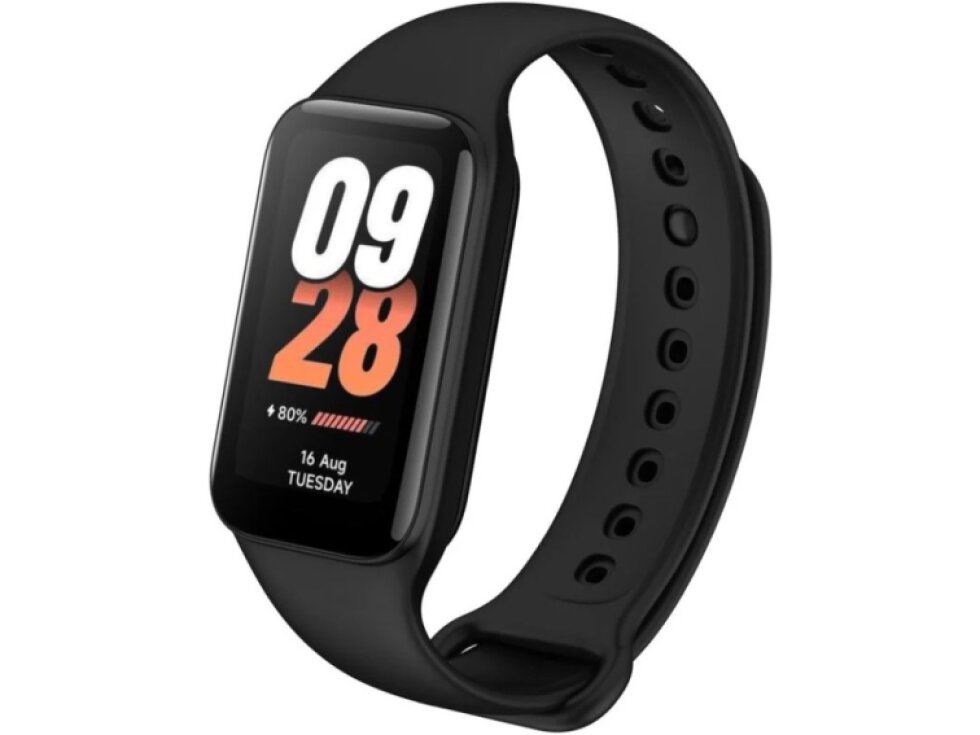 FIXED Silikónový remienok pre Xiaomi Smart Band 8 Active, čierny