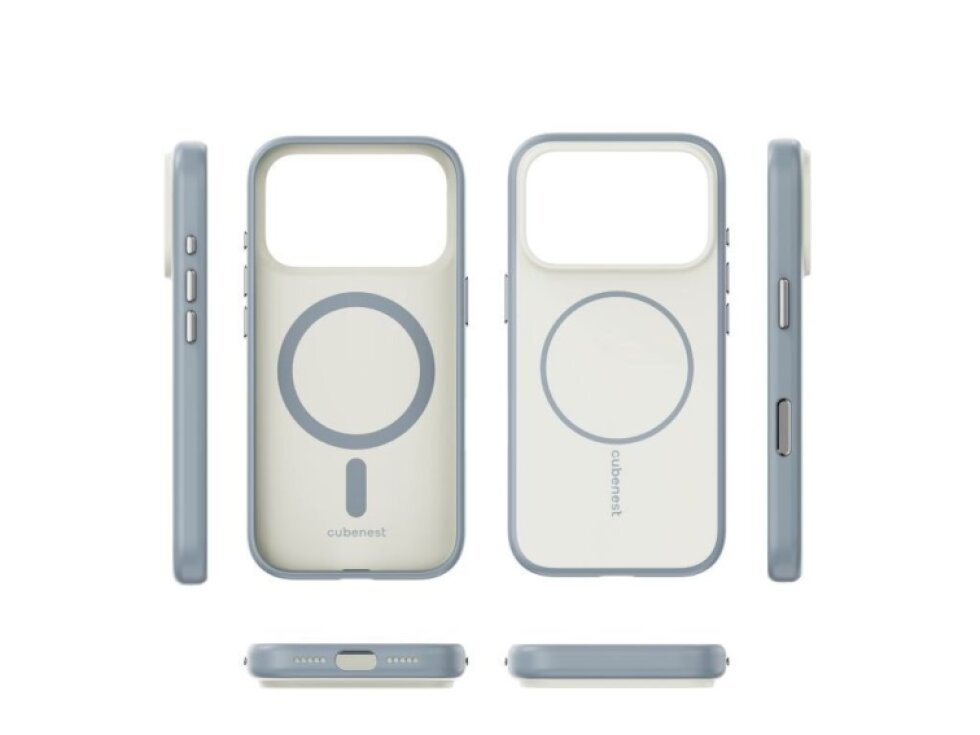 Cubenest Kryt pre iPhone 17 Pro s MagSafe, Béžový