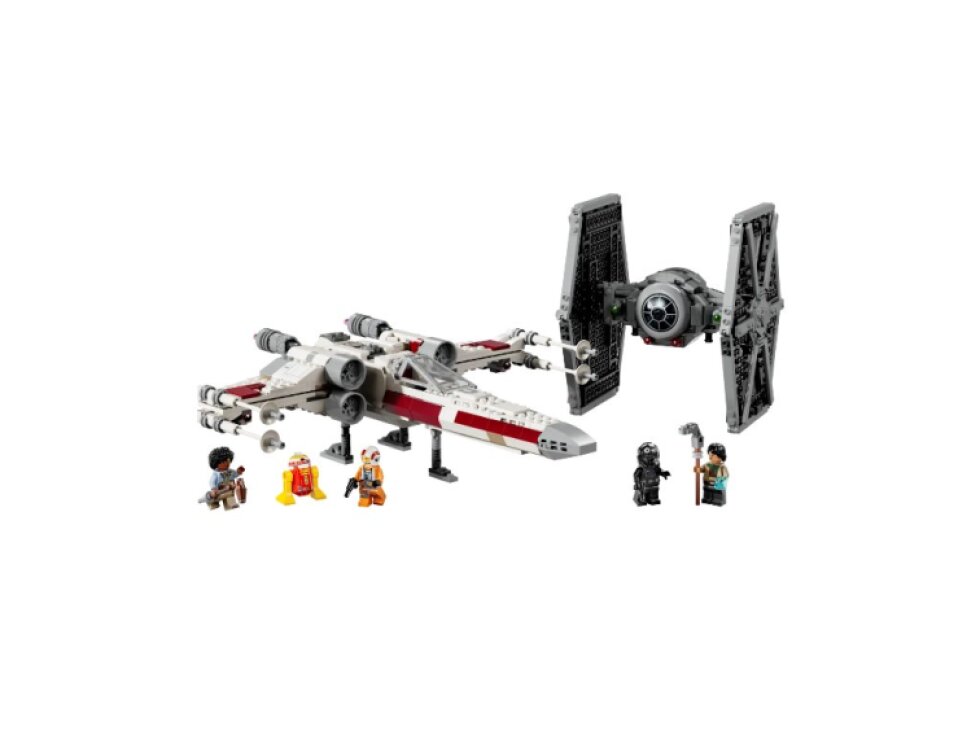 LEGO® Star Wars™ Stíhačka TIE a X-wing – kombinovaná stavebnice 75393
