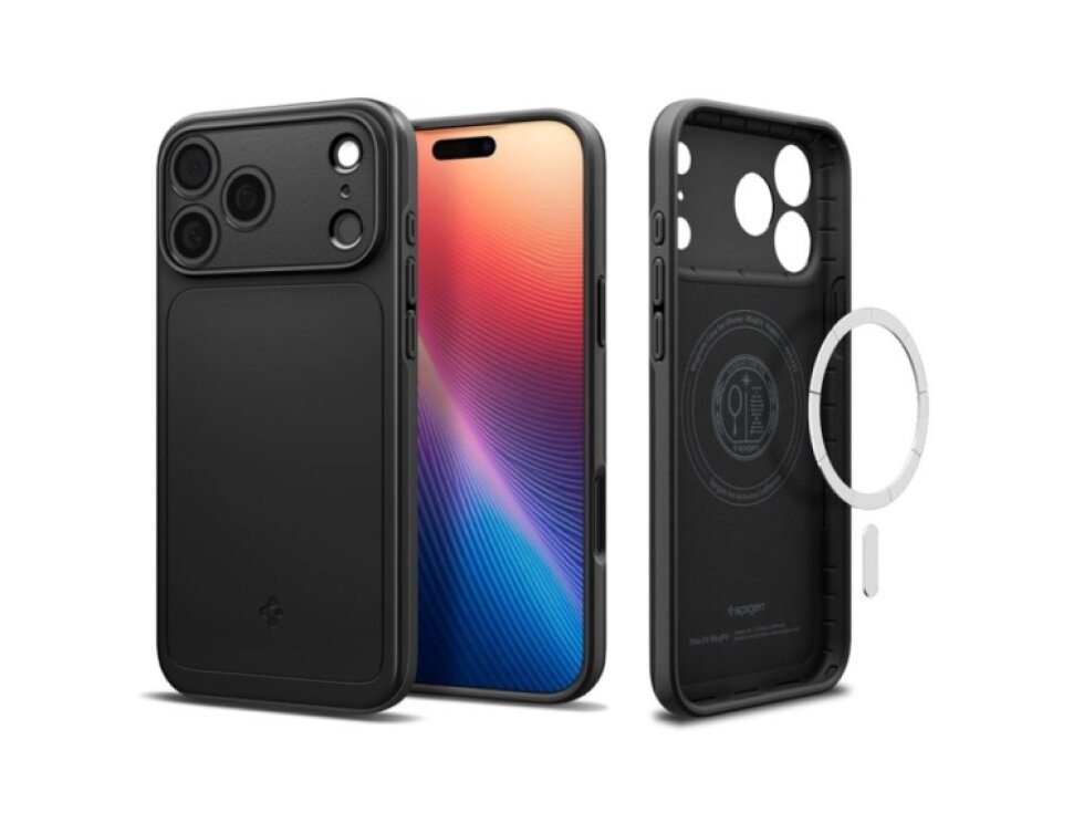 Spigen Thin Fit MagSafe kryt - iPhone 17 Pro Max, čierny