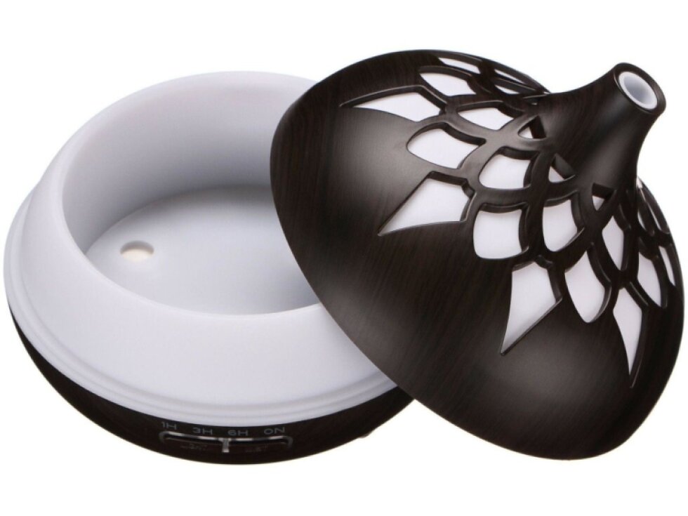 SIXTOL Aroma Difuzér Palm, tmavé drevo, 500ml