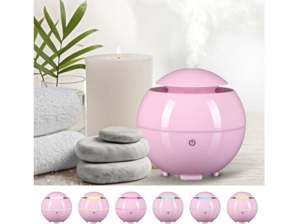 SIXTOL Aróma difuzér Globe Pink Gloss 150ml - Štýlový a Efektívny