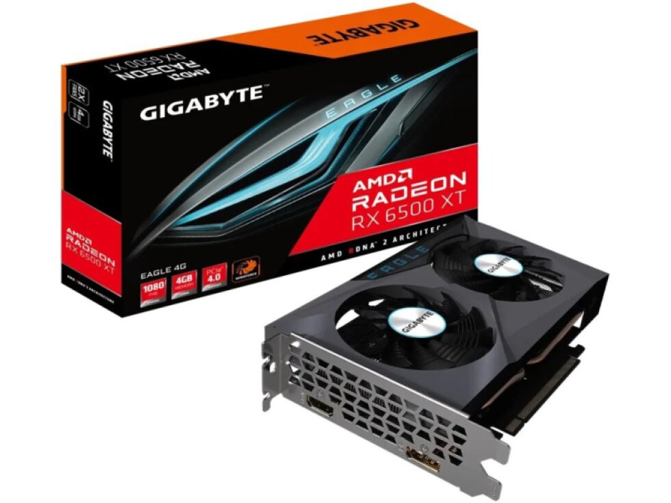 GIGABYTE Radeon RX 6500 XT Eagle 4G - Výkonná Grafická Karta