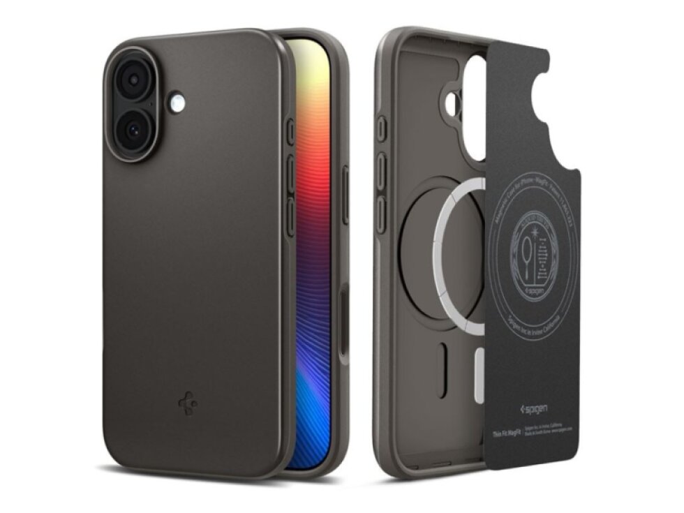 Spigen Thin Fit MagSafe Kryt pre iPhone 17 - Strieborný