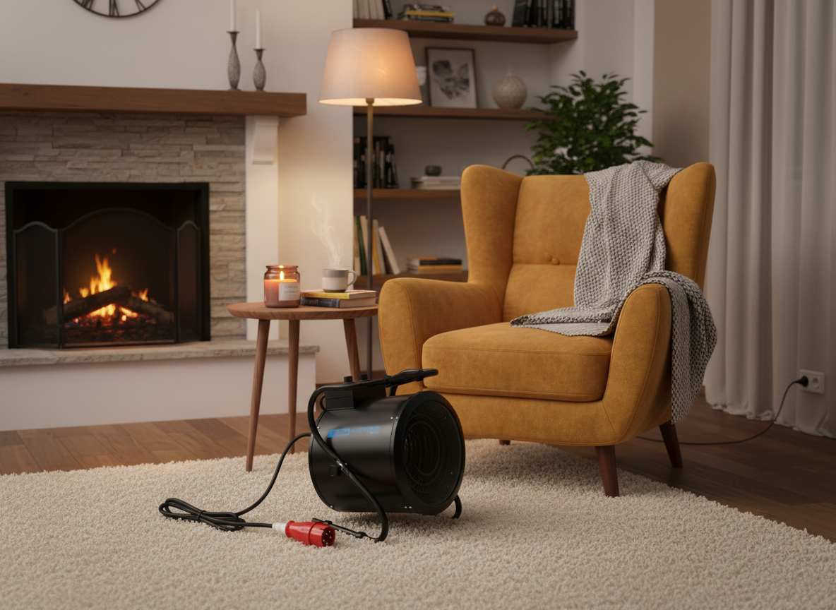 Güde GH 9 E Elektrický Priamotop 9 kW s Termostatom